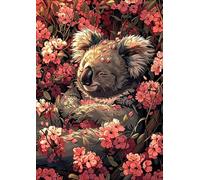 DMQBT Rompecabezas 1500 Piezas para Adults ，Difficult Rompecabezas 1500 Piece para Desafío De Adultos ，Cute Koalas Abstract Painting ，Juguetes Educativos para Niños - Cq419Zj