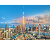 DMQBT Rompecabezas 1500 Piezas para Adults - Scenery Burj Khalifa Tower Pictures- Adult Family Stress Relief Posters Rompecabezas Toys - Xu331Tw