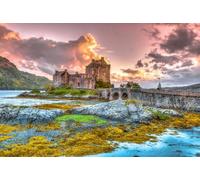 DMQBT Rompecabezass 1500 Piezas para Adults - Difícil Rompecabezas 1500 Piezas para Adults Challenge - Eilean Donan Castles Scenery Fotos - Juguete Antiestrés para Adultos - Hx104Zw