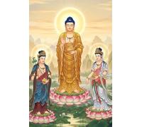 DMQBT Rompecabezass For Adults 1500 Piezas - Colorful - 1500 Piezas Adult Rompecabezas - Buddhas Statues Painting - Large Rompecabezas Gift For The Whole Family - Vw58Zq