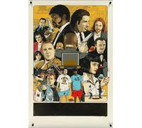 DMQBT Vistoso Puzzle - Rompecabezas Difícil - 1500 Piezas - Pulps Films Fictions UMA Thurman Póster - Juegos para Reducir El Estrés Familiar - Ns211Zk