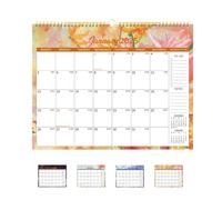 dmqdu Calendario de pared 2025 de 12 meses, calendario mensual 2025, planificador familiar decorativo, calendario mensual 2025 con diseños de temporada, calendario organizativo y de planificación para