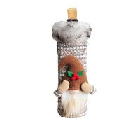 dmqdu Funda para Botella de Vino, Funda para Botella de Vino de Navidad, Botella de Vino para Botella de champán, Bolsa Decorativa para Vino de Navidad, Decoraciones para Botellas de Vino,