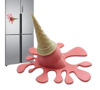 dmqdu Imanes de nevera, imanes de nevera | Imanes de helado de cocina, lindos imanes para nevera, imanes creativos para el hogar, nevera, pizarra blanca magnética o pizarra