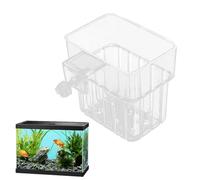 dmqdu Maceta para pecera, maceta acuapónica para interiores, maceta de acuario transparente, cesta de soporte hidropónico