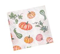 dmqdu Servilletas de calabaza de Acción de Gracias,Papel de seda de calabaza | Servilletas de papel espesas para invitados de calabaza de 20 hojas de otoño de Acción de Gracias - Servilletas de Acción