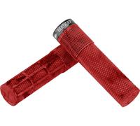 DMR Puños de manillar Brendog Death Grip FL Lock On rojo L