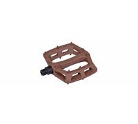 DMR V6 Flat Wide Mountain MTB Flattie Freeride Pedales - Marrón Tierra