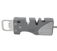 DMT EdgeSharp PocketSharp Pro - Afilador de bolsillo multifunción y herramienta (grueso/fino, ranuras de gancho, zonas de diamante, cortador de cordón, abrebotellas, agujero para cordón)