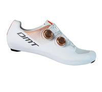 DMT KR0 EVO - Zapatillas de Ciclismo de Carretera, Bronce Blanco, 43.5 EU