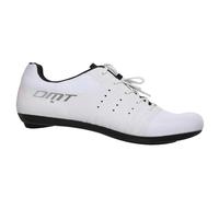 DMT Kr4 PJ - Zapatillas de Ciclismo Unisex, Blanco y Negro, 45 EU