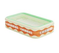 Dmuzsoih 105×150×50CM Piscina Inflable, Piscina Hinchable Rectangular, Piscina Elevada Espesada Resistente Al Desgaste, Summer Piscina, Piscina De Jardin Infantil, Piscina Rectangular para Niños