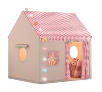 Dmuzsoih 120×105×128cm Casa De Juegos para Niños Interior, Tienda Campaña Infantil Niña, Espacioso para Niños, Tienda De Princesa Casa De Juegos De Interior, Base Secreta del Juego De Cama