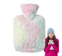 Dmuzsoih Bolsa de agua caliente,Bolsa de agua caliente,Botellas con bolsa de agua calentada de 1000 ml | Calentadores de manos de invierno de gran capacidad, pequeña botella de agua caliente,