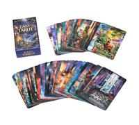 Dmuzsoih Cartas de Oráculo Fáciles,78 Piezas Juego de Mesa Ligero,Baraja de Tarot para Jugar en Grupo - para Adultos Hombres Mujeres Familias Principiantes Reuniones Sociales