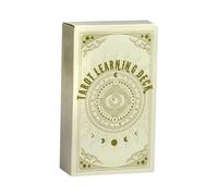 Dmuzsoih Cartas de Tarot | 78 cartas para la interpretación del destino y el tablero de juego - Juego de tarot, para niños, celebraciones familiares, fiestas, diversión y cautivador, juego imaginativo