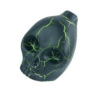 Dmuzsoih Cráneo del silbato de la muerte, silbato que grita - Silbato de guerra que grita,Silbato chillón loco de Halloween, silbato fuerte, silbato de calavera de Terror de cerámica para sacrificio