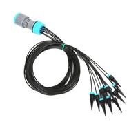 Dmuzsoih de Riego por - 10 Cabezales de Conexión Rápida - de Riego por para Invernadero | para Nebulización Cuidado Cultivo Exterior Jardín Césped Patio Invernadero