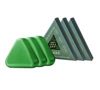 Dmuzsoih Jabón Champú - 3 Piezas Champú Triángulo | Barra Control Verde Para Cuidado Diario Cuero Cabelludo Todos Tipos Cabello Viaje Baño