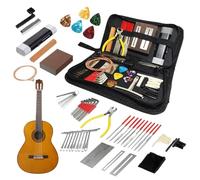 Dmuzsoih Kit de reparación de guitarra, kits de herramientas de configuración de guitarra - 72x herramientas luthier con de transporte,Suministros de instrumentos de cuerda para guitarra acústica,