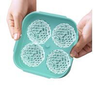 Dmuzsoih Molde Para Hielo De Golf - Silicona Suave Para Congelador | Fabricante Grande y de Bolas de Hielo - Para Maker Whisky Cócteles Tequila Vodka Fruta Jalea Chocolate Vainilla