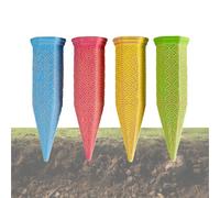 Dmuzsoih Picos de riego para plantas de interior, 4 accesorios de riego de cerámica, riego automático de plantas de interior, para jardineros, vacaciones, balcón, oficina, terraza, invernadero, jardín