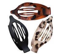 Dmuzsoih Pinzas Planas | Juego De 3 Unidades Pinzas Garra Pico De Pato,Broches Con Agarre Antideslizante Estilo Francés Para Cabello Rizado, Colas, Extensiones, Fiesta, Gimnasio, Citas Y Playa