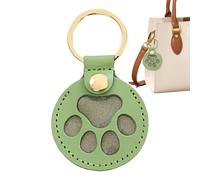 Dmuzsoih Portapelo para Gatos | Llavero De Garra De Cuero | Colgante Conmemorativo para Familia Amigos Hogar Viaje Cumpleaños Regalo