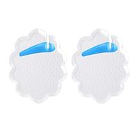 Dmuzsoih Protectores de dedos para sandalias, agarres para dedos, almohadillas transparentes que absorben los golpes, autoadhesivas, lavables, separadores, soporte transpirable, para playa, mujeres