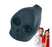 Dmuzsoih Silbato de calavera que grita, silbato de muerte,Silbato loco | Silbato chillón loco de Halloween, silbato fuerte, silbato de calavera de Terror de cerámica para sacrificio de guerra,