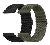 DMVEIMAL Correa para Samsung Galaxy Watch 6/4/5 44mm 40mm/Watch 5 Pro,2ST Correas Reloj 20mm Nylon para Garmin Forerunner 245/Vivoactive 3/4S, GTS 2/4 Mini,Bip,GTS 2/4/3,GTR 4/Min,Big U/Pro,Bip 3