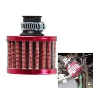 Dmwfaker Filtro de 12 mm Filtro de admisión de Aire frío Adaptador de Embudo Turbo Vent Respiradero del cárter