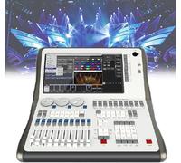 DMX 512 Controlador de iluminación, consola de control de luz de escenario, 14.1 pulgadas, 2048 canales, 4 puertos de salida DMX para programación de iluminación de escenario