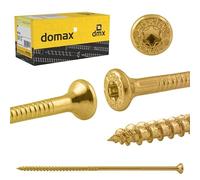DMX - Tornillos para construcción en madera con cabeza avellanada CS 5mm - TORX cincado - 5x120 (100 uds/paquete)