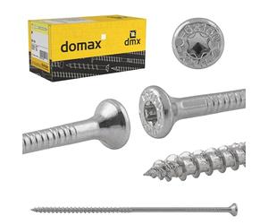 DMX - Tornillos para madera Torx - Tornillos para aglomerado - Tornillos 6,0x300 - Tornillos de construcción - Juego de tornillos de 100 unidades - Tornillos para terraza - Juego Torx - Tornillos para