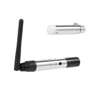 DMX - Transmisor inalámbrico y 7 receptores (2,4 G, sistema de señal inalámbrica con alcance de 400 m para luz de escenario, 3 pines, incluye 8 adaptadores)