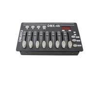 Dmx512 - Consola controladora, placa de control de iluminación de 48 canales para luces LED par y cabezales móviles, mezclador de escenario profesional con pantalla digital para eventos de DJ