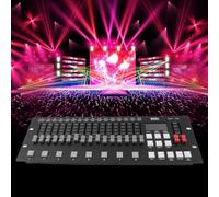 DMX512 - Controlador para consola, efecto de luz, programación flexible, 256 canales, panel de control de luz DMX, para DJ, discoteca, bar, fiesta, regulador de intensidad