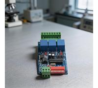 DMX512 Interruptor de relé, 3 canales 5A módulo de relé controlado Dimmer Converter DIY Kit para escenario LED para sistema de control de iluminación
