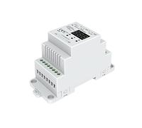 DMX512 to 4CH 0-10V Decoder 0-10V LED Dimmer DMX512 Signal to 0-10V Signal RGB/RGBW controller 4 Channel Dimmer 5-24V