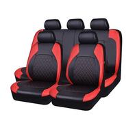 DMXTOP Fundas Coche Asientos Cuero para Citroen Berlingo Multispace 2008-2018,Impermeables Juegos de Cubreasientos Asiento Automóvil Conjunto Completo de Accesorios,A-Red
