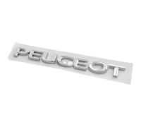 DMYQJY Coche Emblema para Peugeot 207 CC 2006-2015, Insignia Emblema Adhesivo Badge Pegatina Emblema Insignia Letra Logo para Rejilla Delantera para Maletero Coche Accesorios,M-Silver