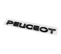 DMYQJY Coche Emblema para Peugeot 407 2004-2008, Insignia Emblema Adhesivo Badge Pegatina Emblema Insignia Letra Logo para Rejilla Delantera para Maletero Coche Accesorios,M-Black