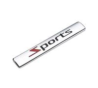 DMYQJY Coche Emblema para Peugeot 508 2018-2023, Insignia Emblema Adhesivo Badge Pegatina Emblema Insignia Metal Logo para Rejilla Delantera para Maletero Coche Accesorios,B-Silver