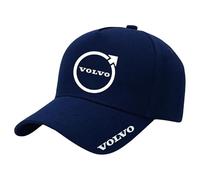 DMYQJY Coche Gorra de Béisbol para Volvo S80, Coche Logo Ajustable Gorra Hombre Algodón Sol Gorra de béisbol Mujer Deportes al Aire Libre Casuales Accesorios,56-60cm-Navy Blue