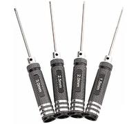 DMZK Juego de Destornilladores, 4 Destornilladores hexagonales, 1,5 mm, 2,5 mm, 3,0 mm