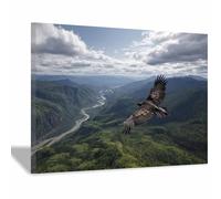 DMZPKZB Cuadros de animales Cachorro de Oso Curioso Impresiones en lienzo, Arte mural popular, para Sala de estar dormitorio baño pasillo Decoración del hogar（Multicolor-20x30cm Enmarcado