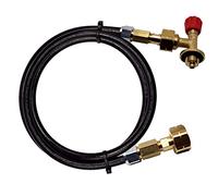 DN Autogas Parts Campingaz 901,904,907 - Adaptador de botella para botella de gas butano/relleno, conectores con tubo de manguera de 8 mm (2 metros)