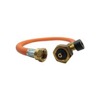 DN Autogas Parts GLP - Manguera de gas de propano EFV de 450 mm - G5 a W21.8 de alta presión para caravanas, autocaravanas y autocaravanas