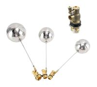 DN15/20/25/32/40 Brass Float Valve Cold Hot Water Tank 1/2" 3/4" 1" Floating Ball Valve Stem Flow Control Cistern/Expansion Tank(DN32)